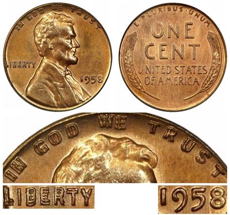 is a penny from 1958 worth anything|wheat cent price guide.